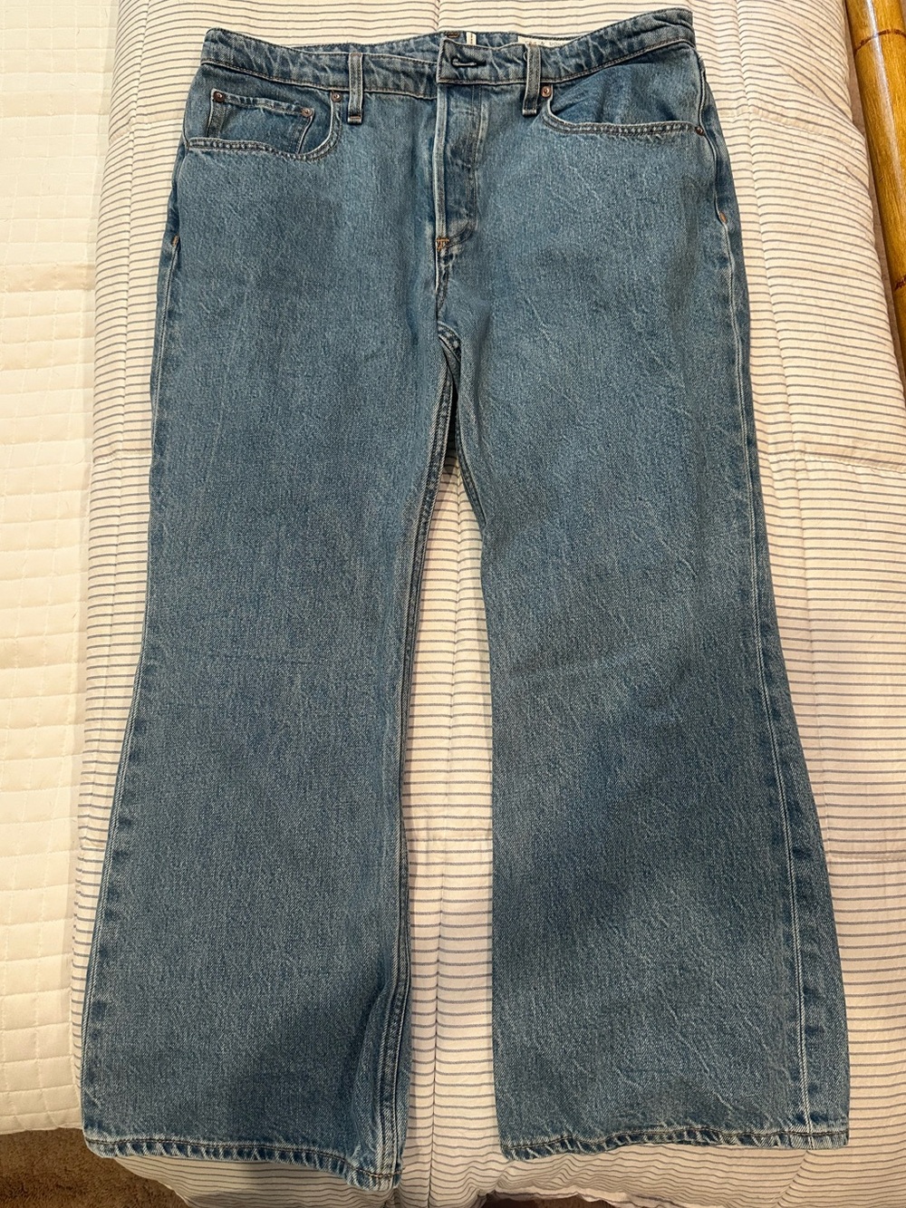 rag & bone women’s Rosa mid rise cropped flare jeans